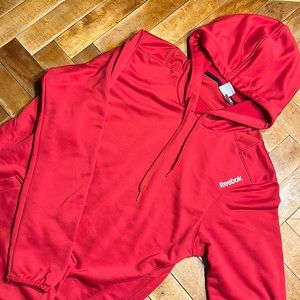 Reebok PlayWarm Hoodie red men’s medium